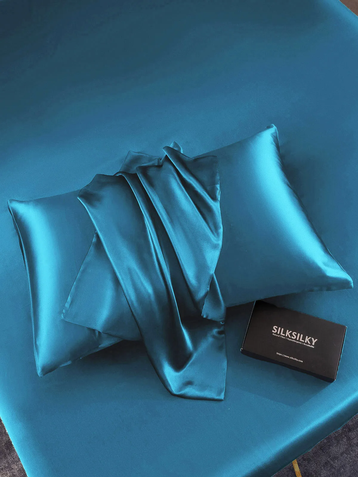 19Momme 100% Mulberry Silk Pillowcase - Hidden Zipper