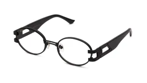 9FIVE St. James Matte Blackout Clear Lens Glasses