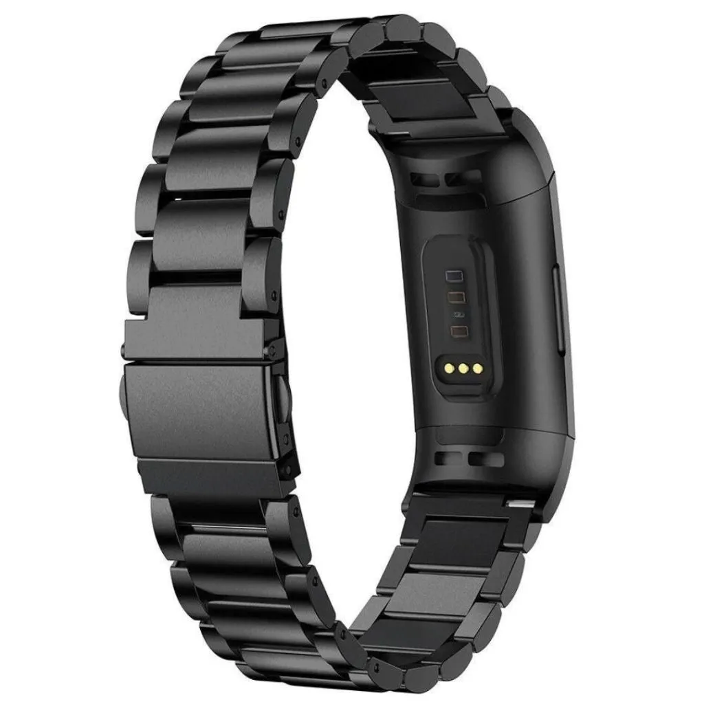 Alke Stainless Steel Fitbit Charge 3 & 4 Band