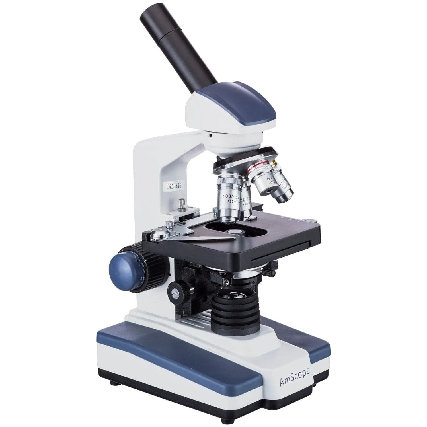 AmScope M620 Series Monocular LED Compound Microscope 40X-2500X Magnification With 1.3MP USB 2.0 C-mount Camera