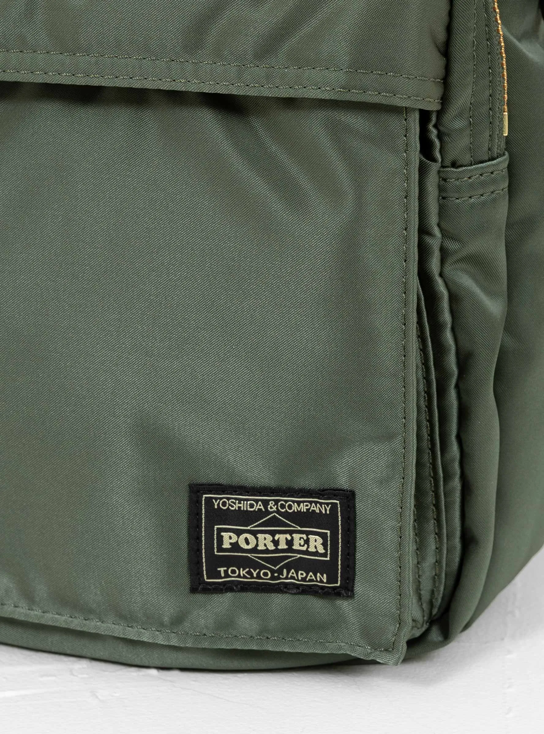 Bio-Nylon TANKER Vertical Bag Sage Green