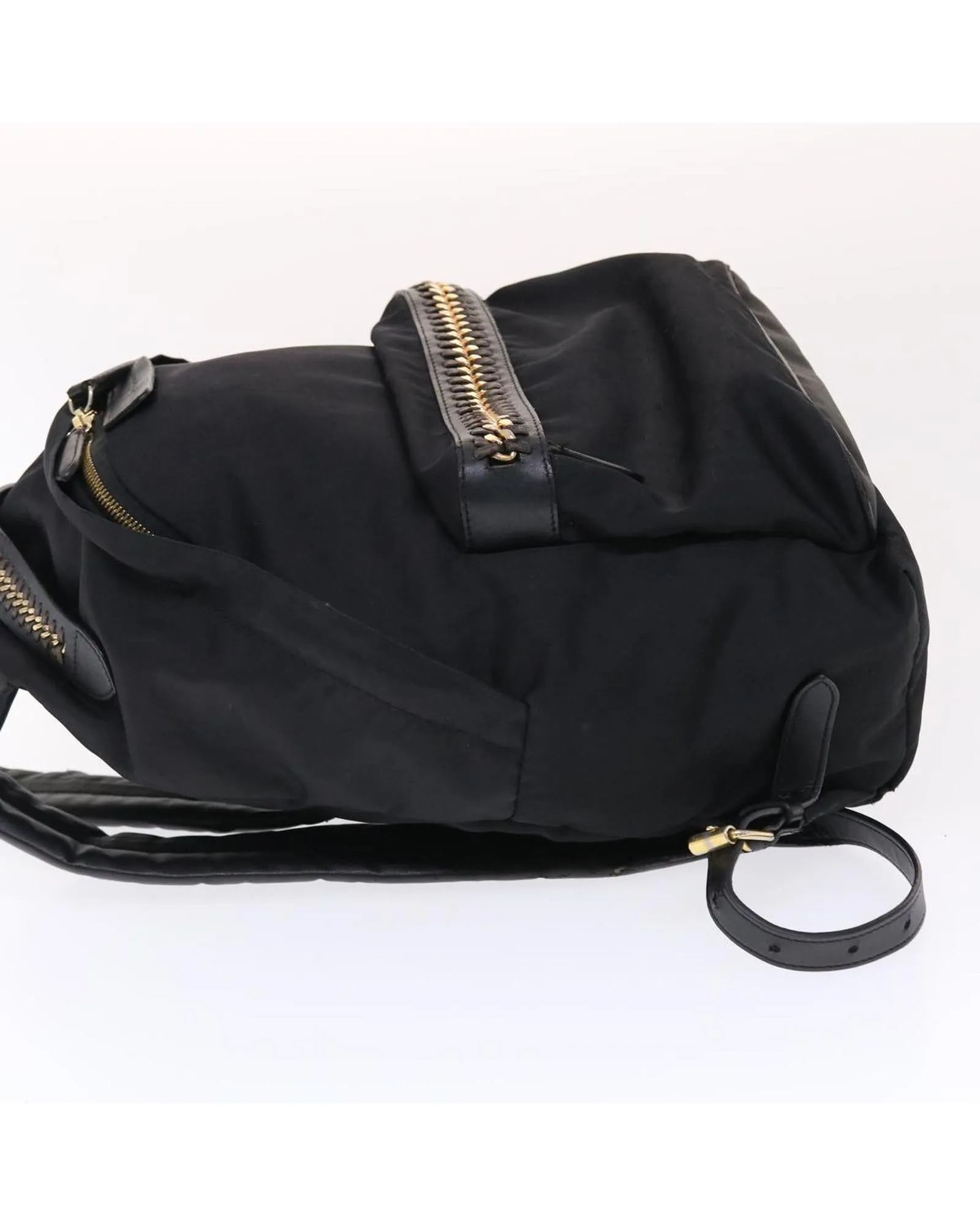 Black Nylon Backpack