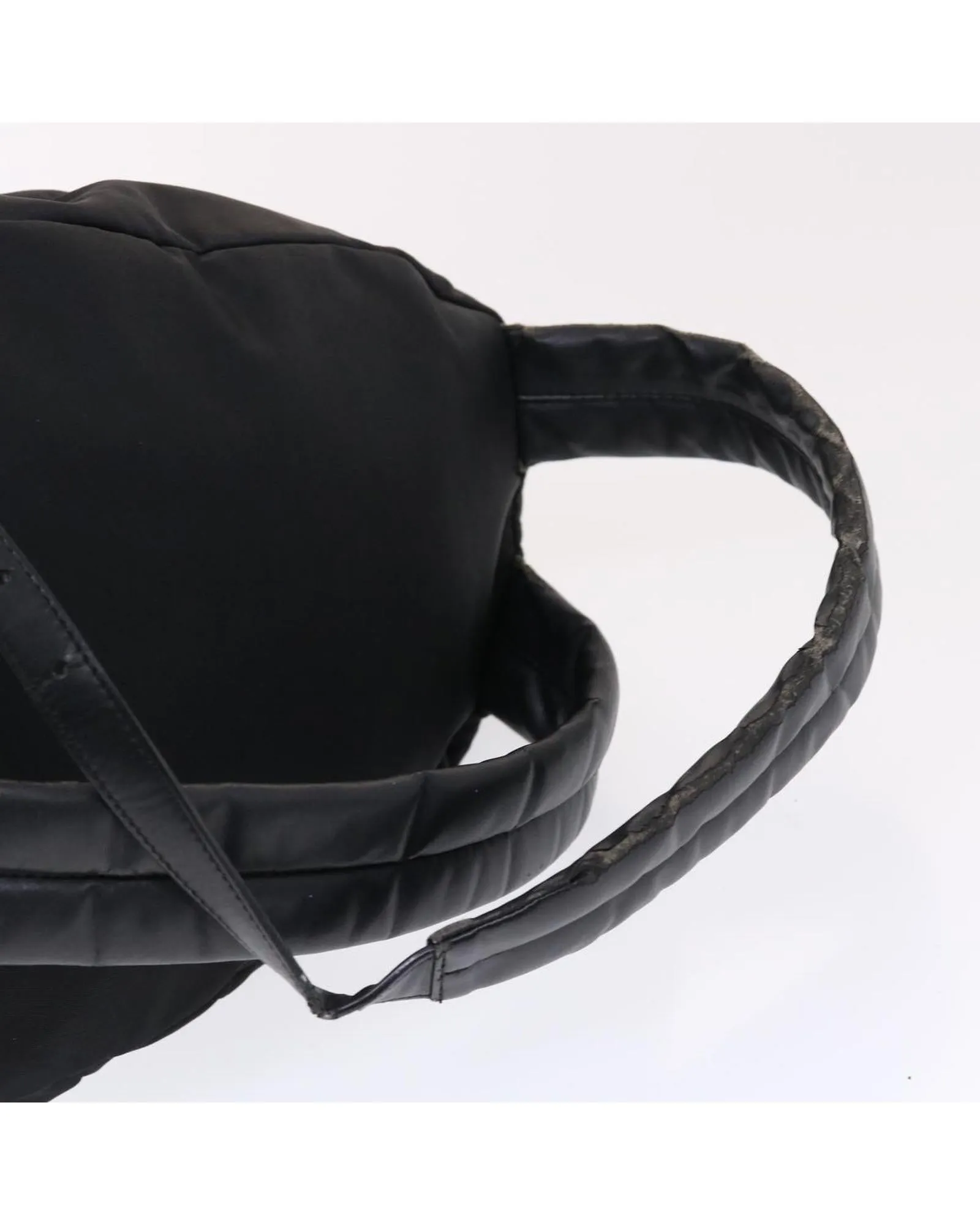 Black Nylon Backpack