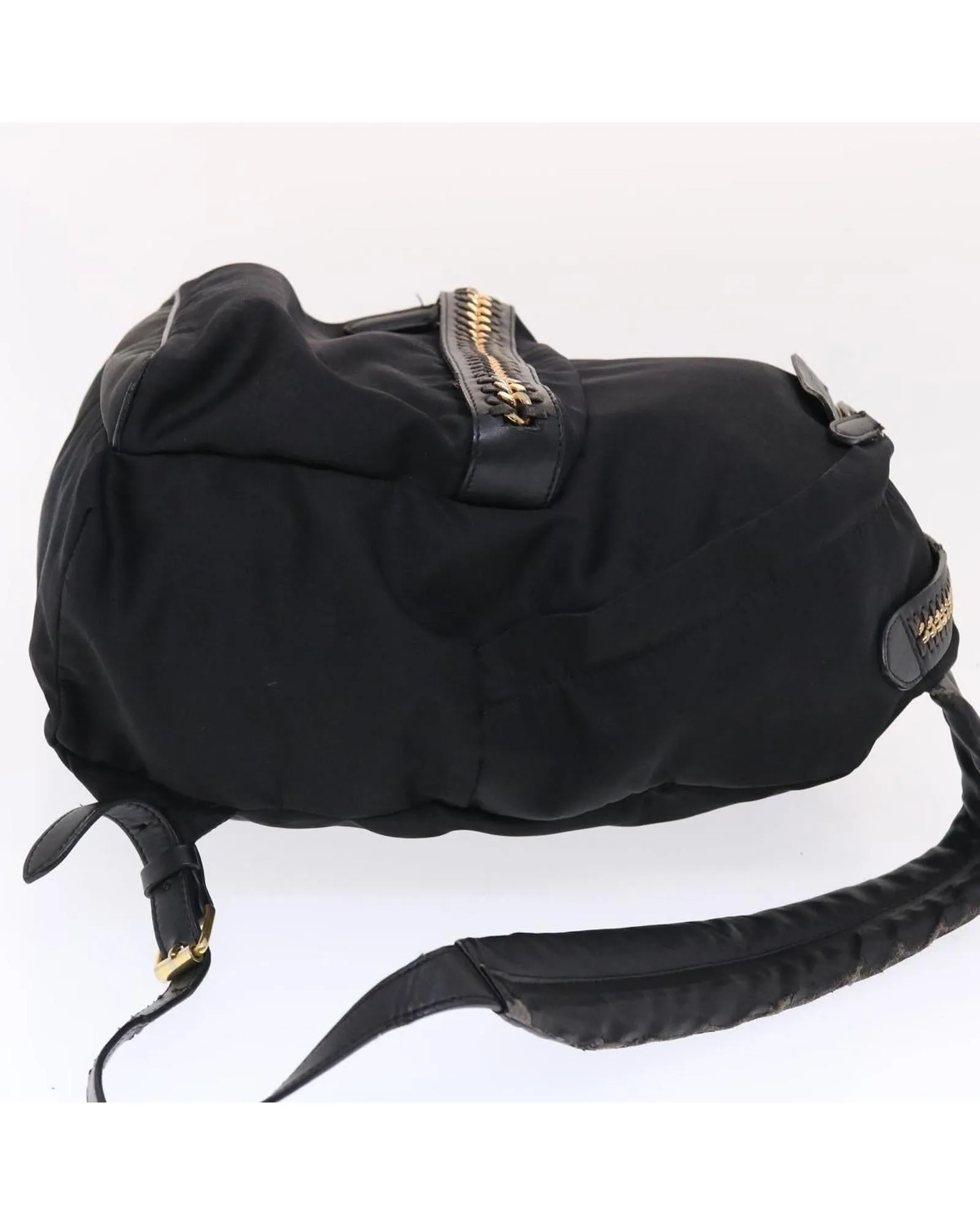 Black Nylon Backpack