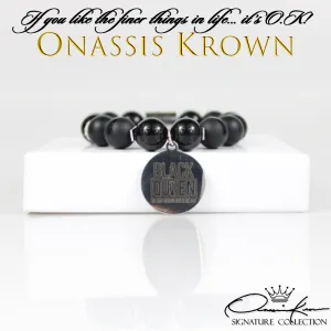 Black Queen Bead Bracelet