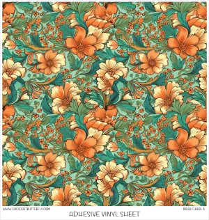 Boho Floral 8 Printed Vinyl Sheet/Wrap