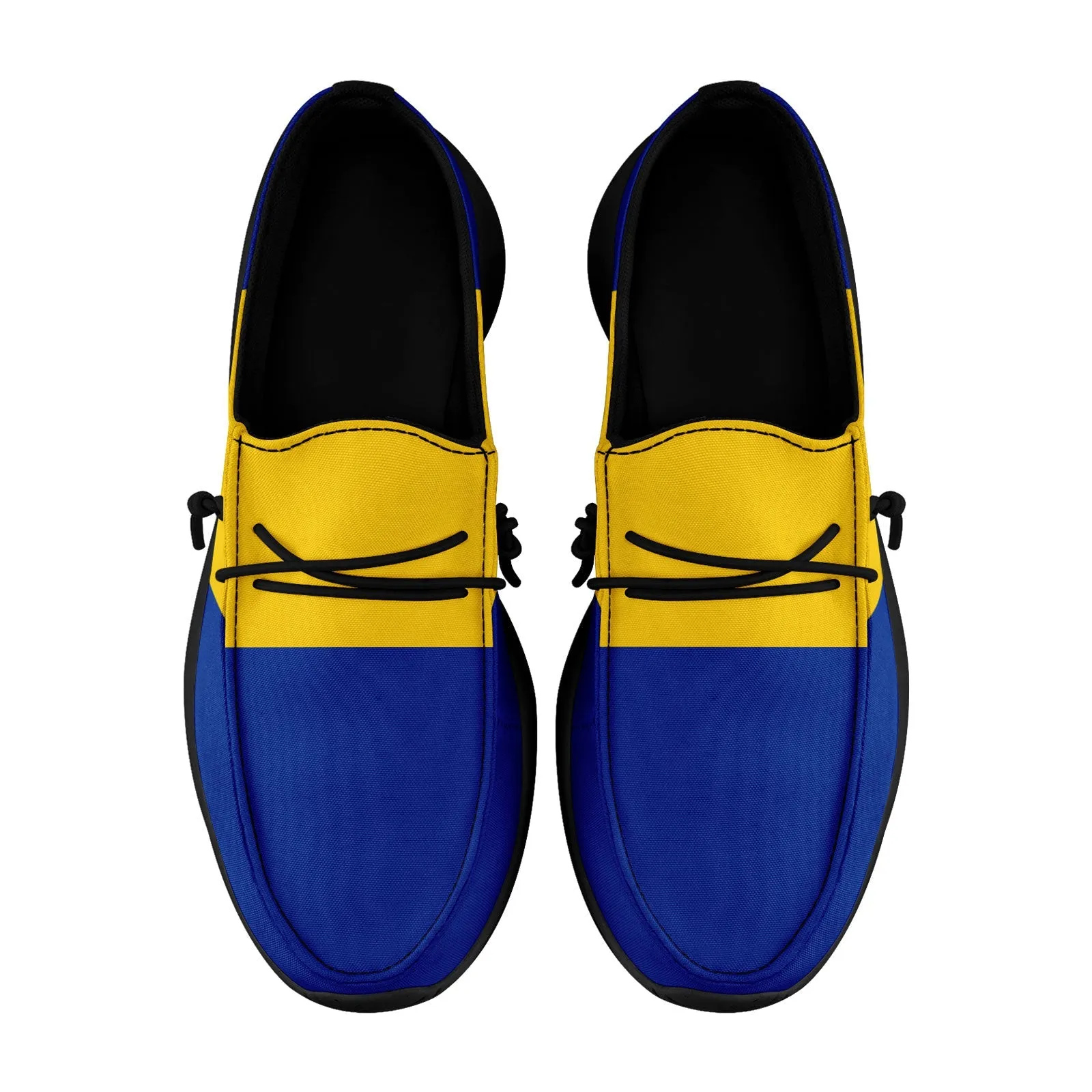 Custom Blue Yellow Los Angeles Jacket and Sports Shoes Combo Offer Personalized Combo ZH-D020294-15