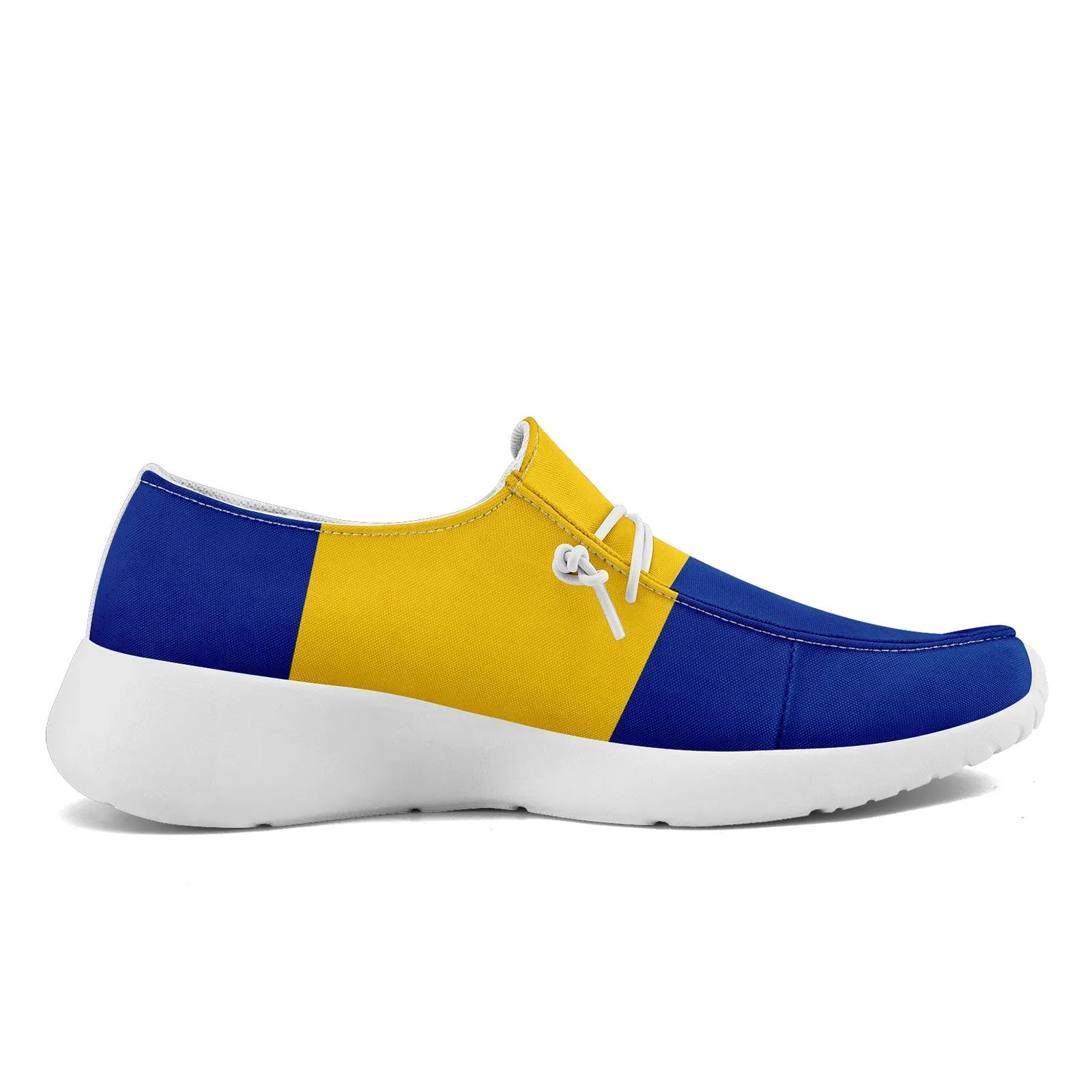 Custom Blue Yellow Los Angeles Jacket and Sports Shoes Combo Offer Personalized Combo ZH-D020294-15