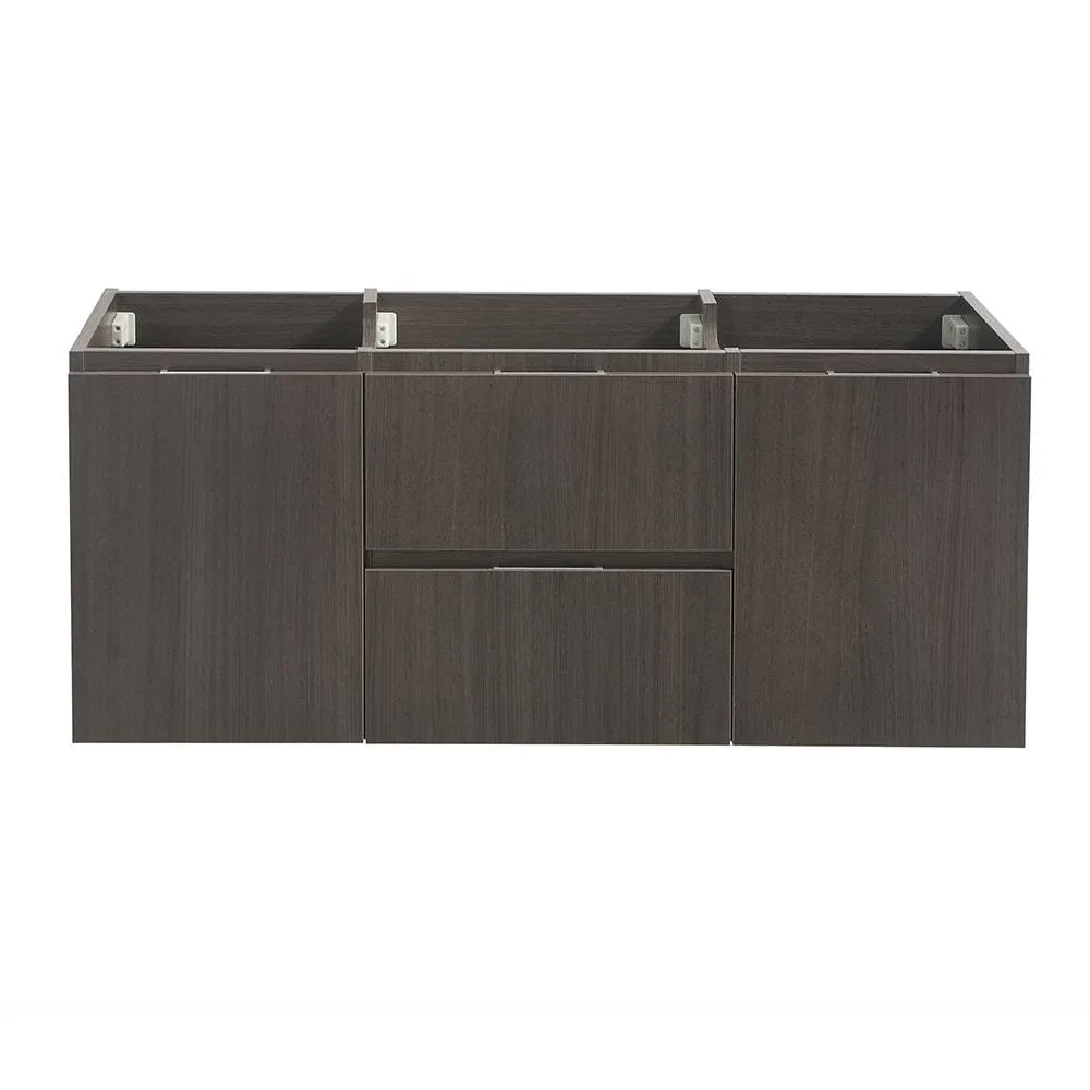 Fresca FCB8348GO Valencia 48" Gray Oak Wall Hung Single Sink Modern Bathroom Cabinet