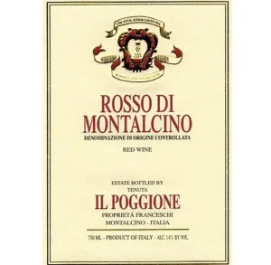 IL POGGIONE ROSSO DI MONTALCINO  Sangiovese 2019    DOCG   Magnum (1500ml)