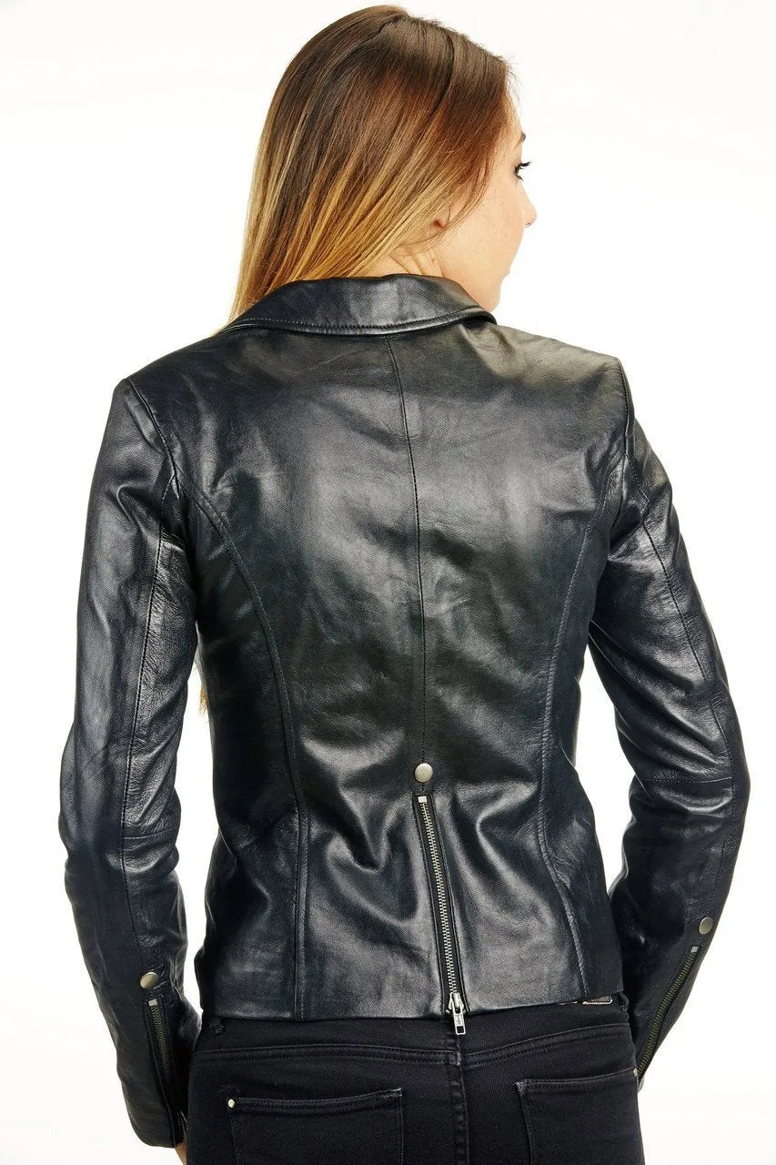 Ladies Sexy Carolina Leather Jacket