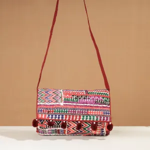 Multicolor - Handcrafted Mirror Work Embroidered Sling Bag