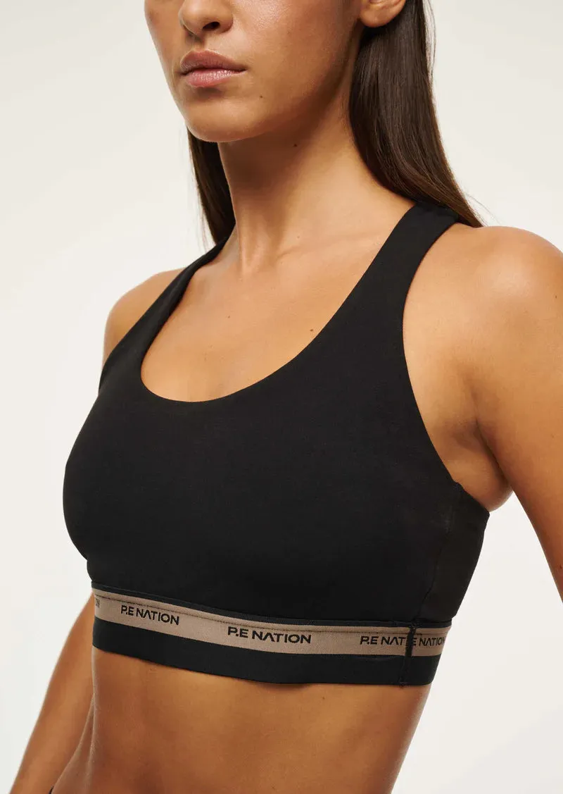 PE NATION - Avant Sprts Bra Black