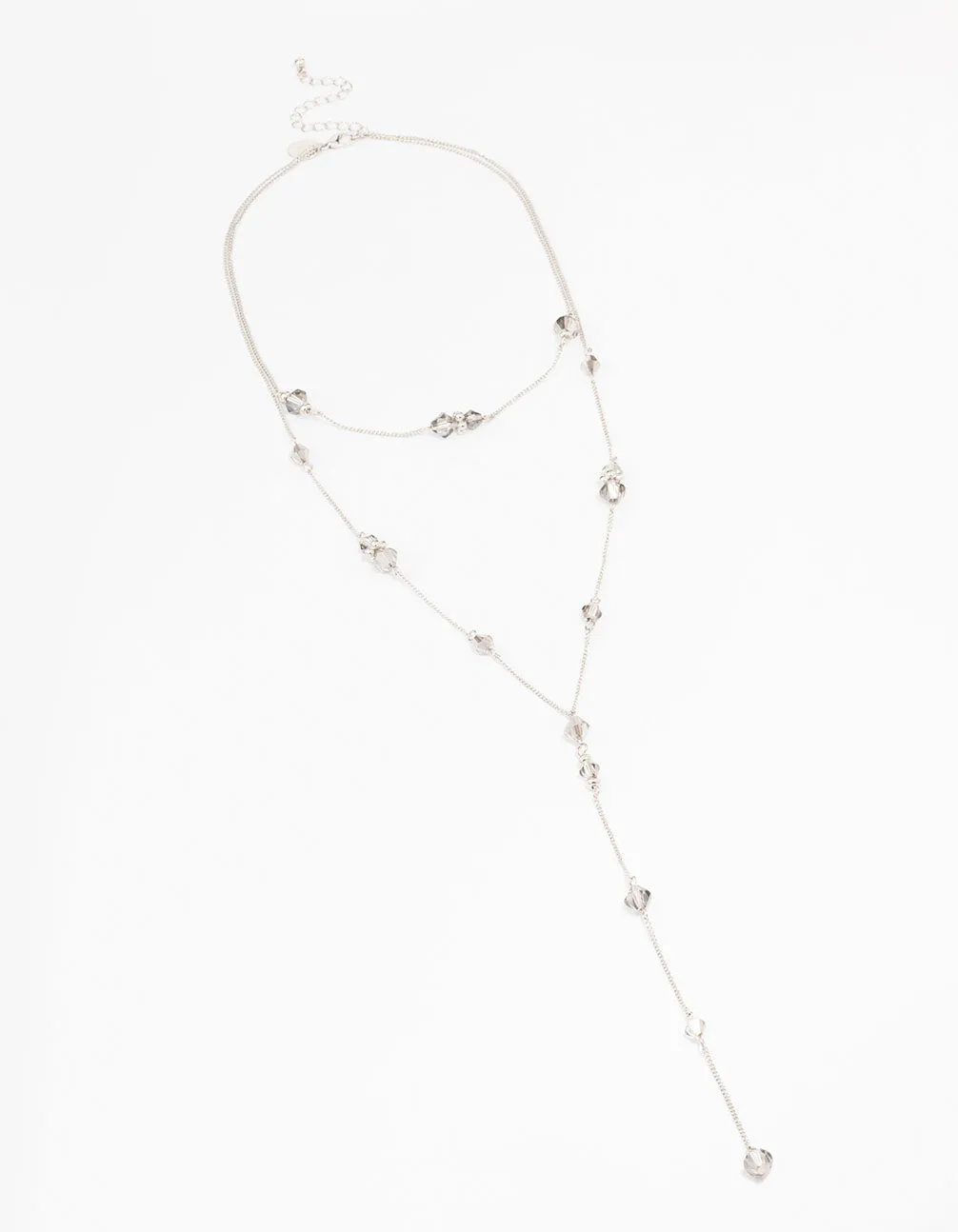 Silver Lariat Silver Necklace