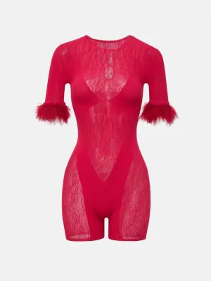 Vanderbilt Playsuit Red